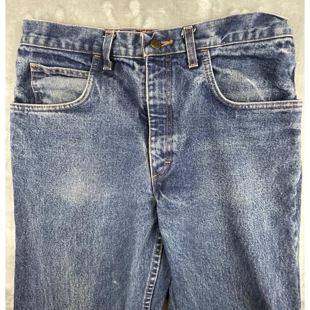 Tyndale FR Flame Resistant Jeans Mens 33x30 Blue Excellent Made in USA J230T - Picture 2 of 11